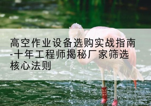 裕华剪叉式升降机厂家-高空作业设备选购实战指南-十年工程师揭秘厂家筛选核心法则